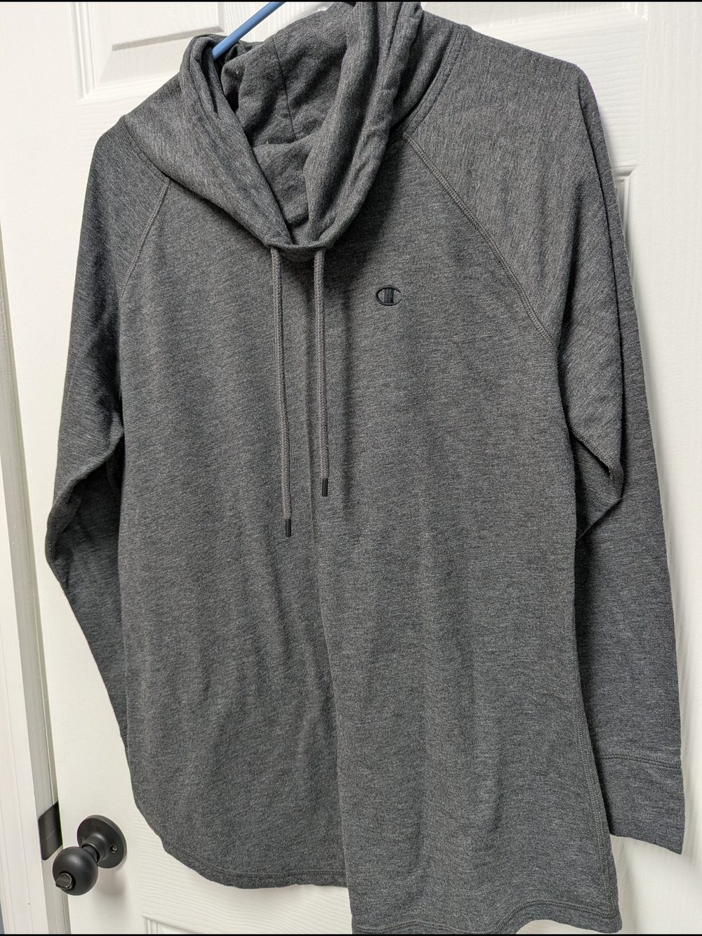 Champion Men’s Heather Gray Pullover Hoodie Shirt